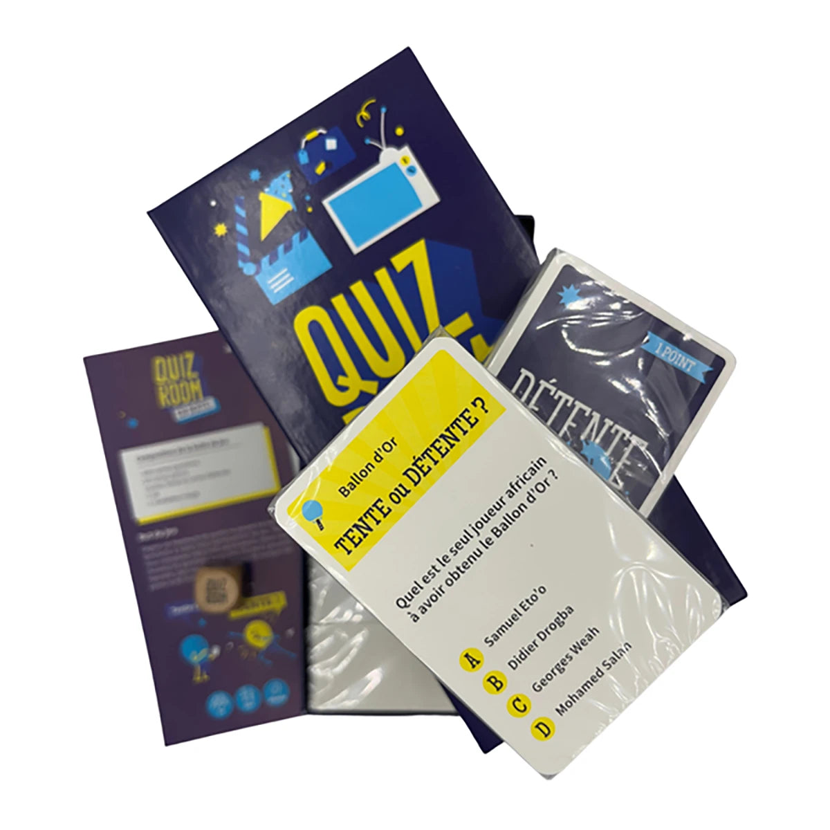 Quiz Room en boîte – Jeu d’ambiance quiz et suspense