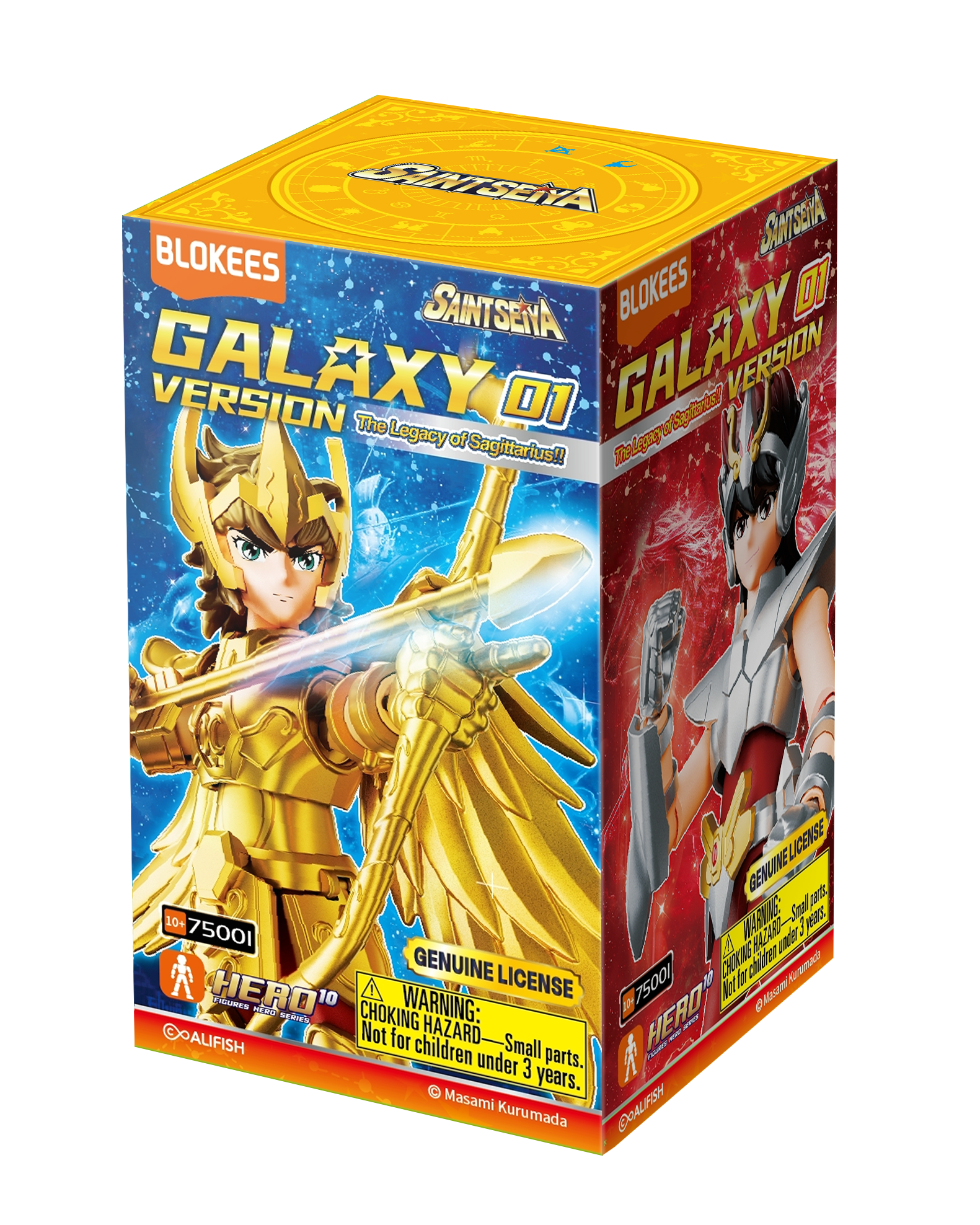 Figurine surprise Saint Seiya Galaxy Version 01 (modèle aléatoire)