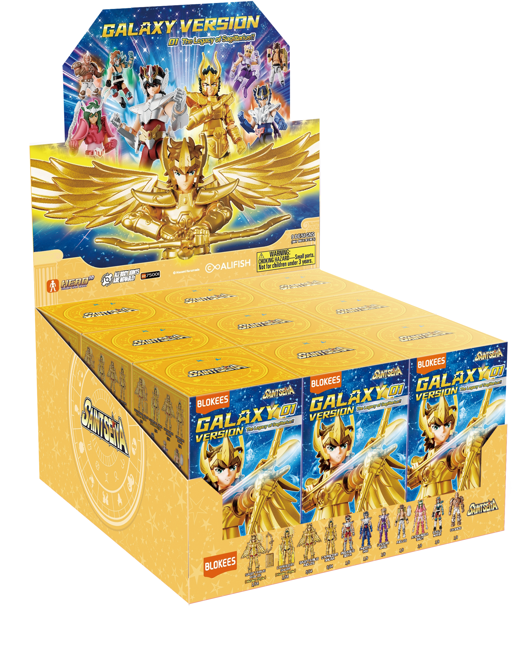 Figurine surprise Saint Seiya Galaxy Version 01 (modèle aléatoire)