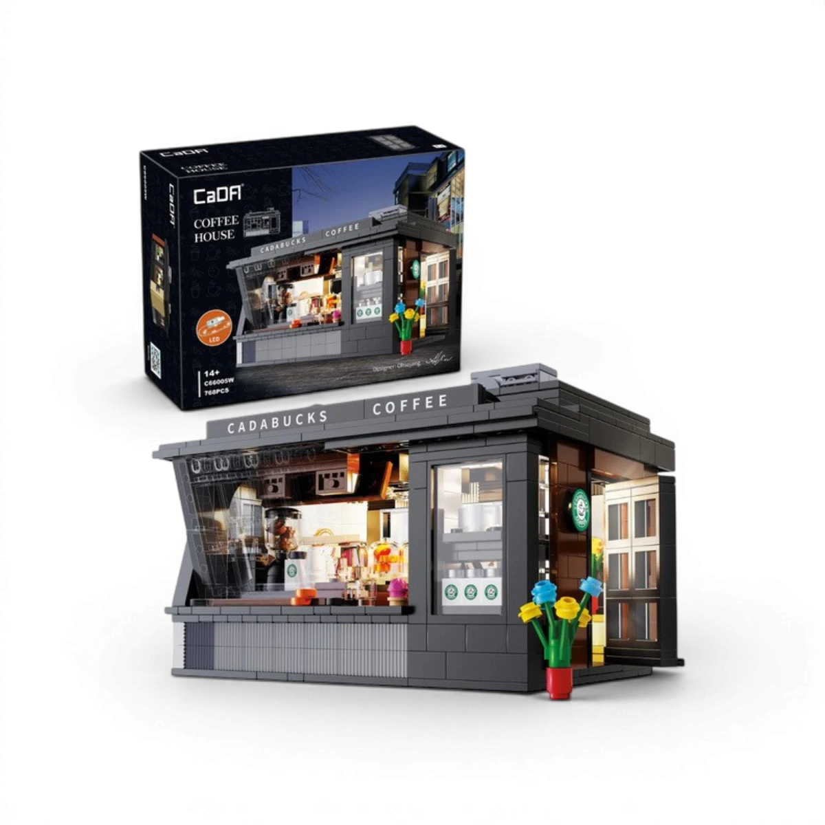 Kiosque Coffee Shop (768 pièces) – Set de construction – CaDA