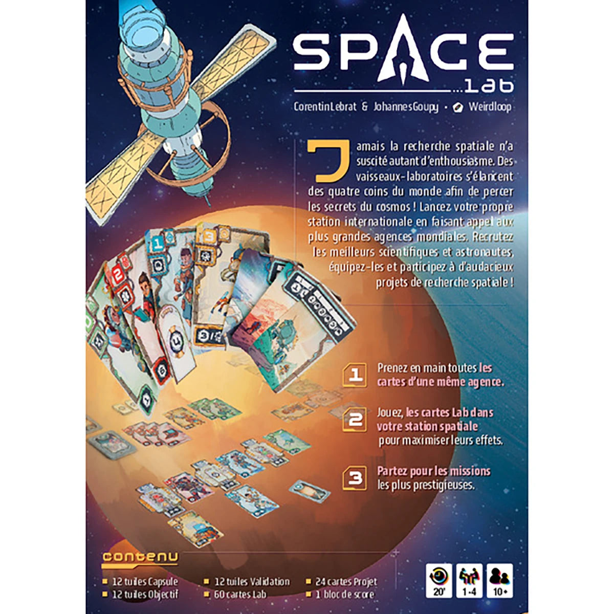 Space Lab – Jeu de stratégie et gestion