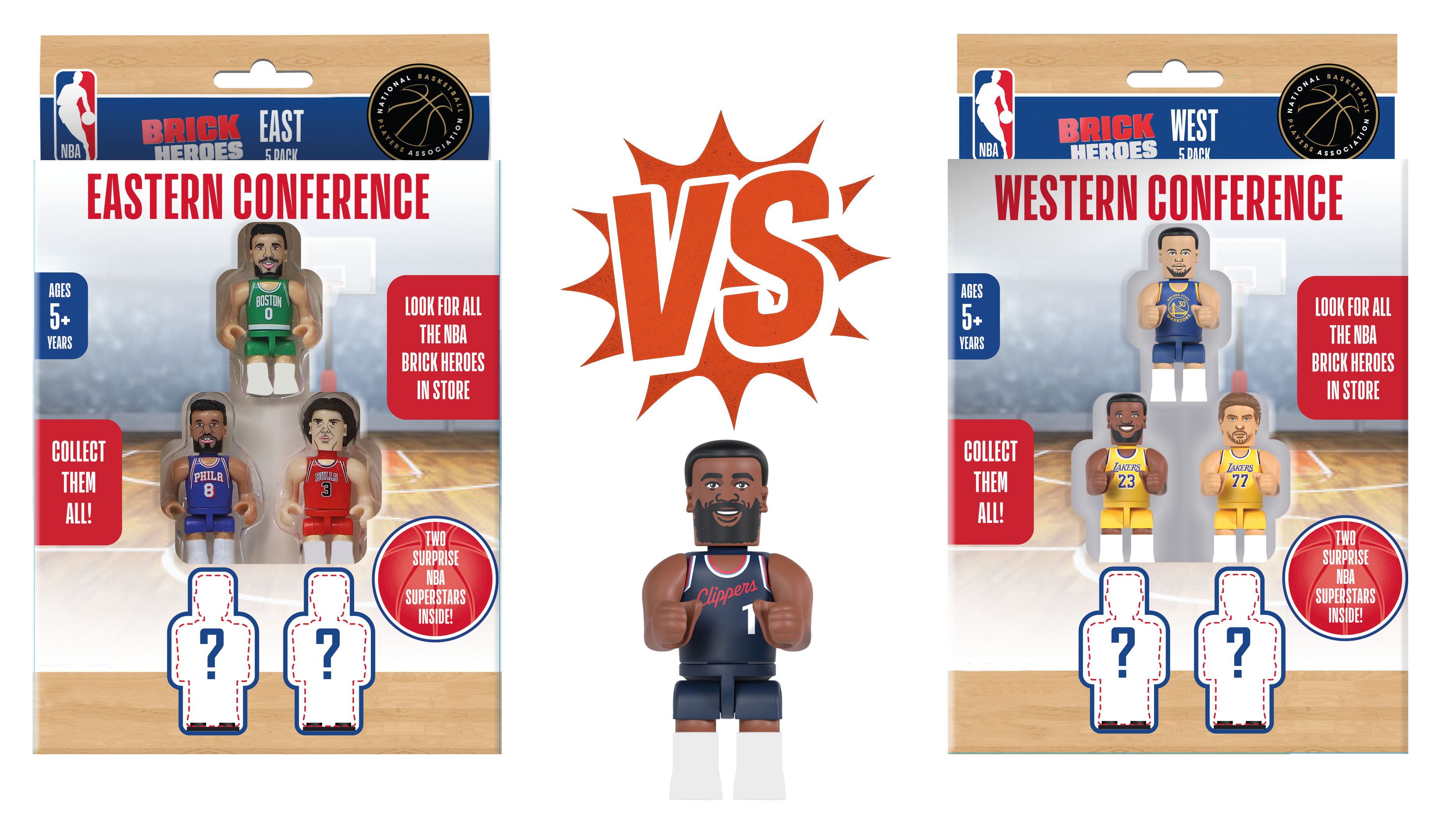 Pack 5 figurines NBA All Star