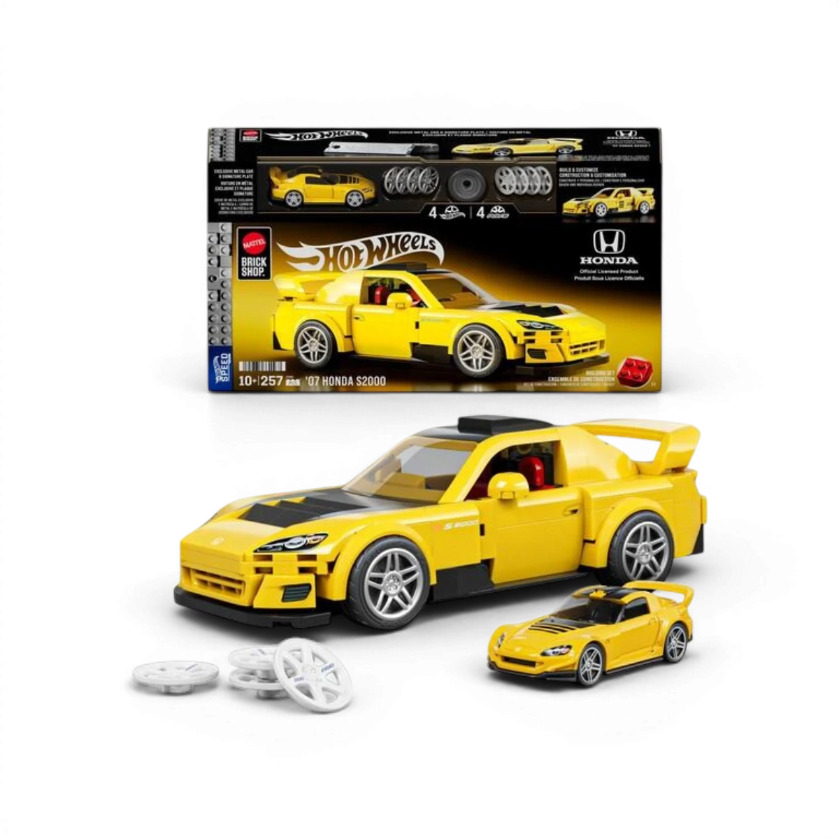 Honda S2000 – Coffret de construction – Mattel Brick Shop