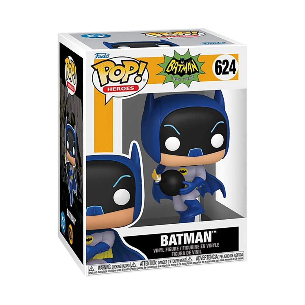 Figurine POP! Heroes - Batman 1966 saison 2 - Batman avec une bombe