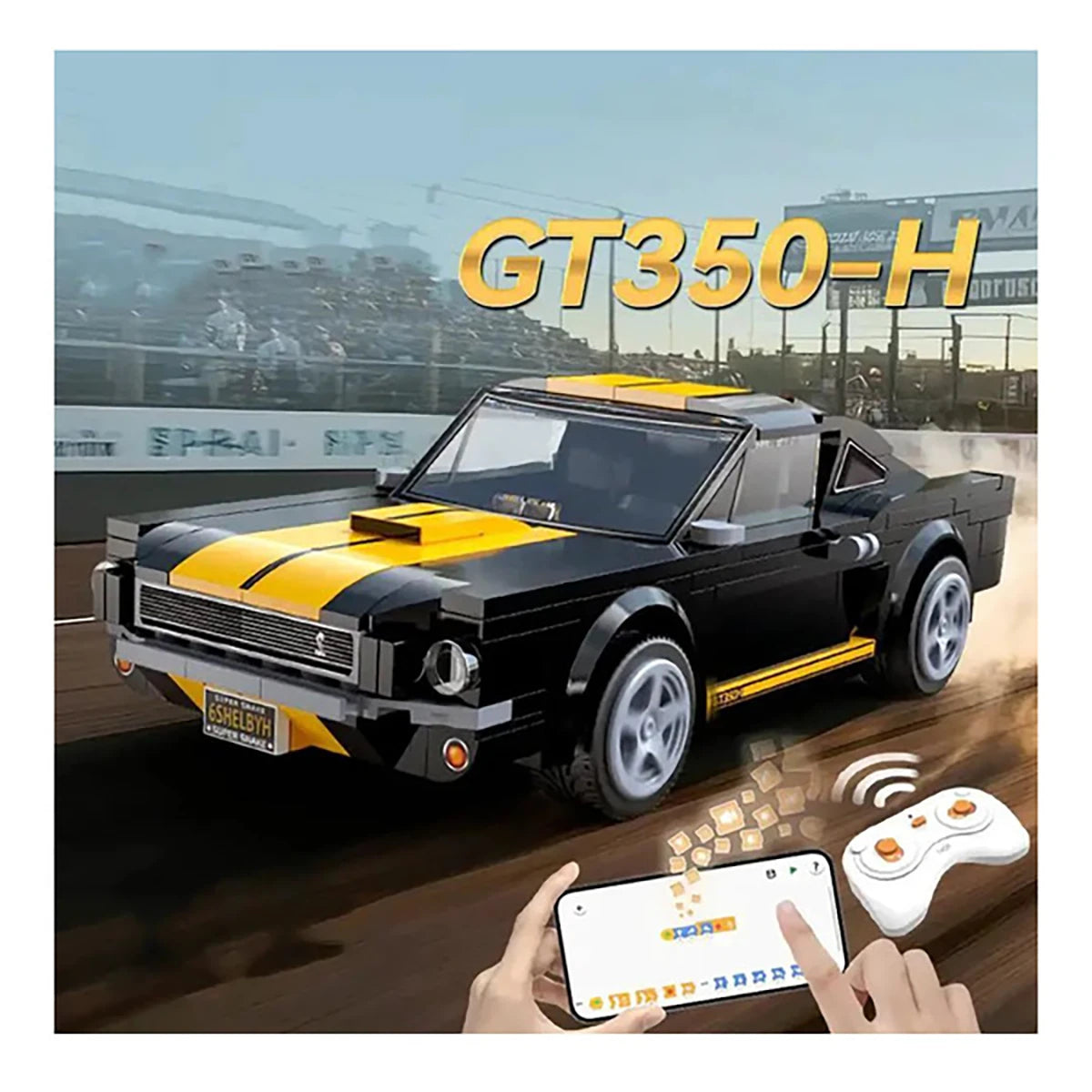 Voiture RC Shelby GT350H (292 pièces) – Set de construction – CaDA