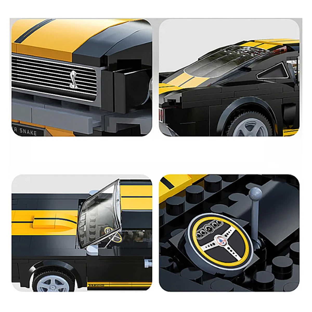 Voiture RC Shelby GT350H (292 pièces) – Set de construction – CaDA