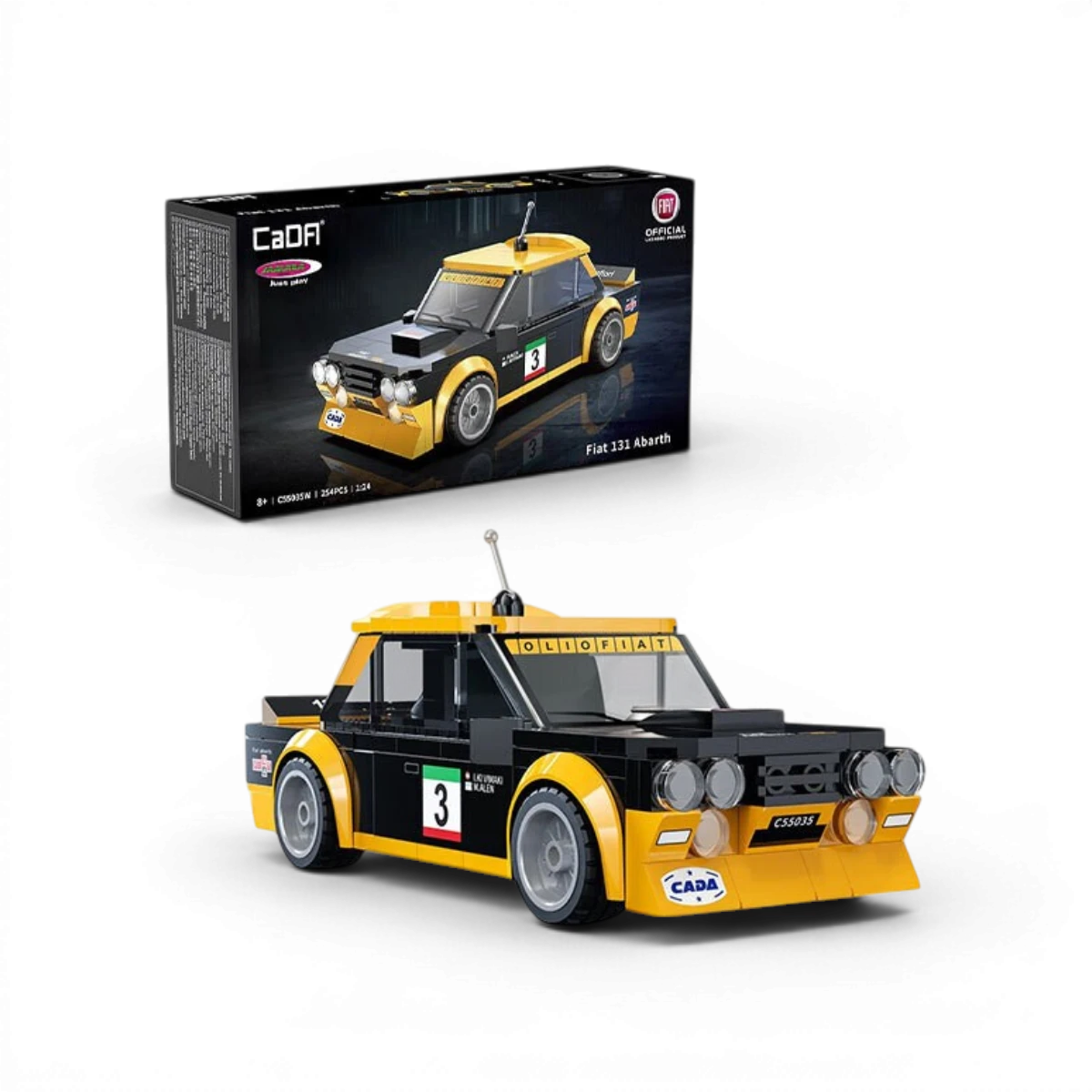 Fiat Abarth 131 (254 pièces) – Set de construction – CaDA