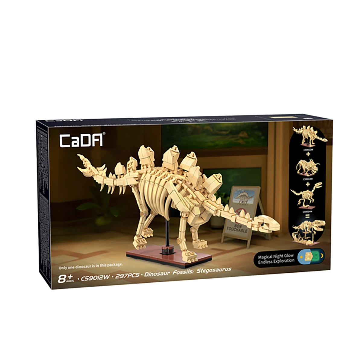 Stégosaurus (297 pièces) – Set de construction – CaDA