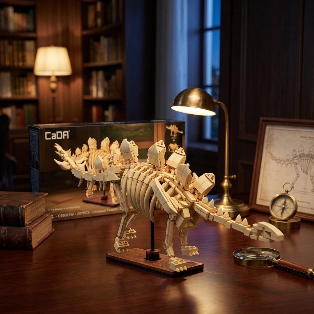 Stégosaurus (297 pièces) – Set de construction – CaDA