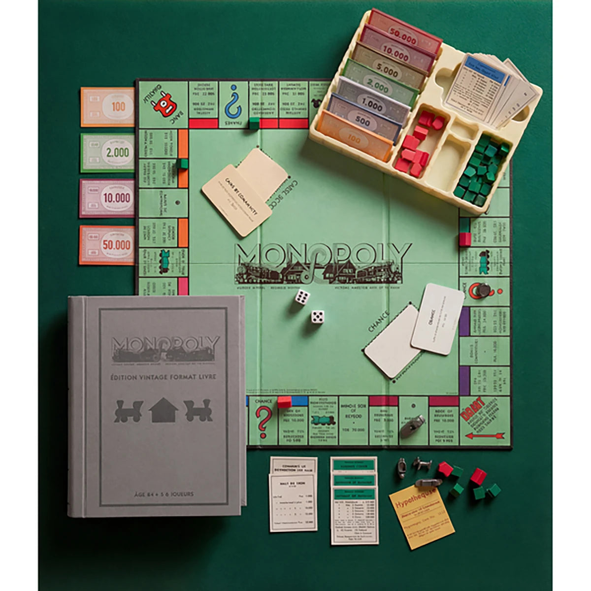 Monopoly Édition Livre – Jeu de stratégie et collection