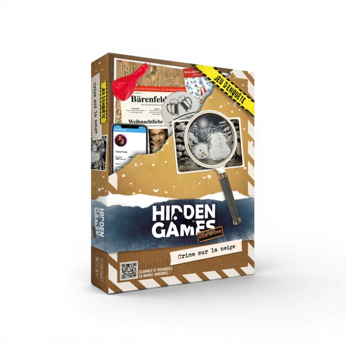 Hidden Games Crime sur la Neige – Jeu d’enquête immersion et suspense