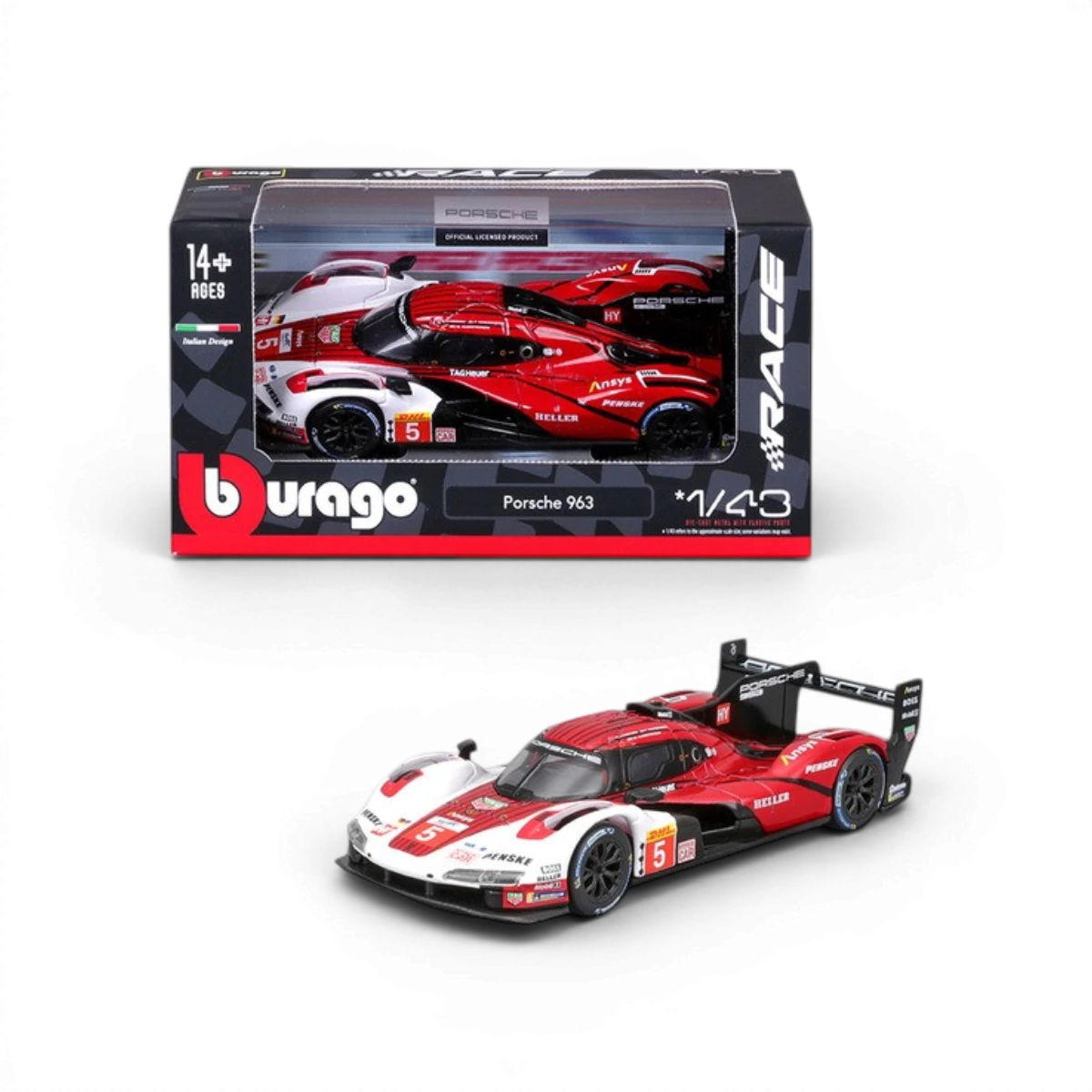 Voiture Hypercar 1:43 (modèle aléatoire)