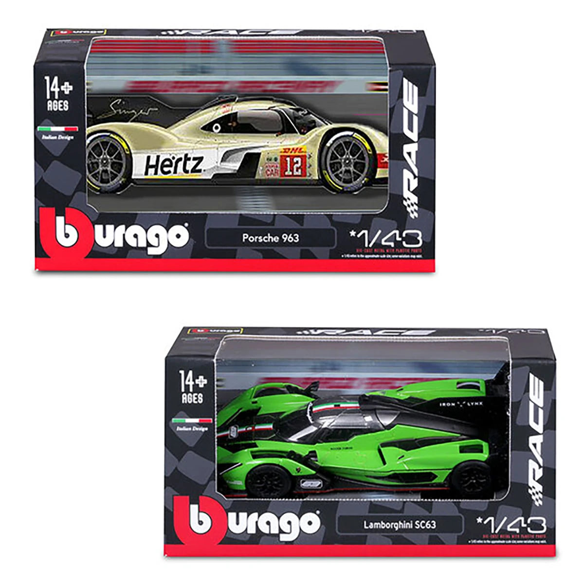 Voiture Hypercar 1:43 (modèle aléatoire)