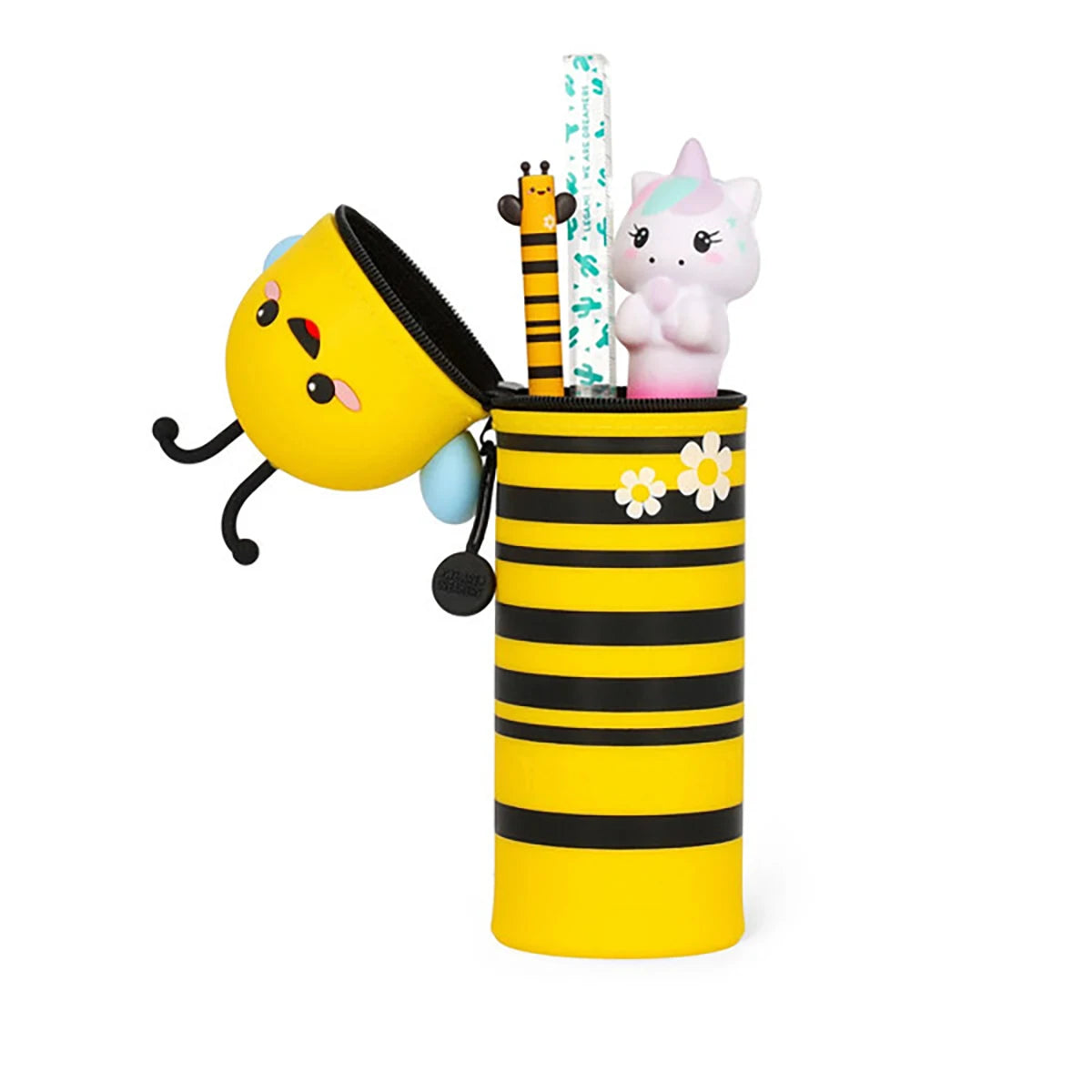 Abeille – Legami – Trousse silicone 2-en-1