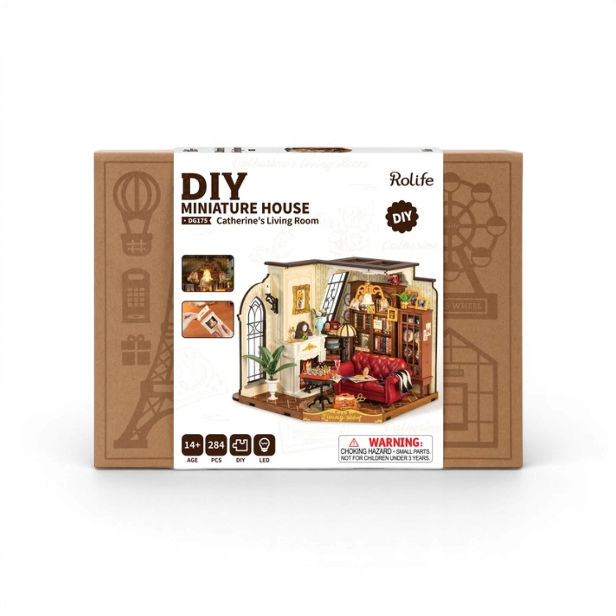 Le Salon de Catherine – Maquette diorama (284 pièces)
