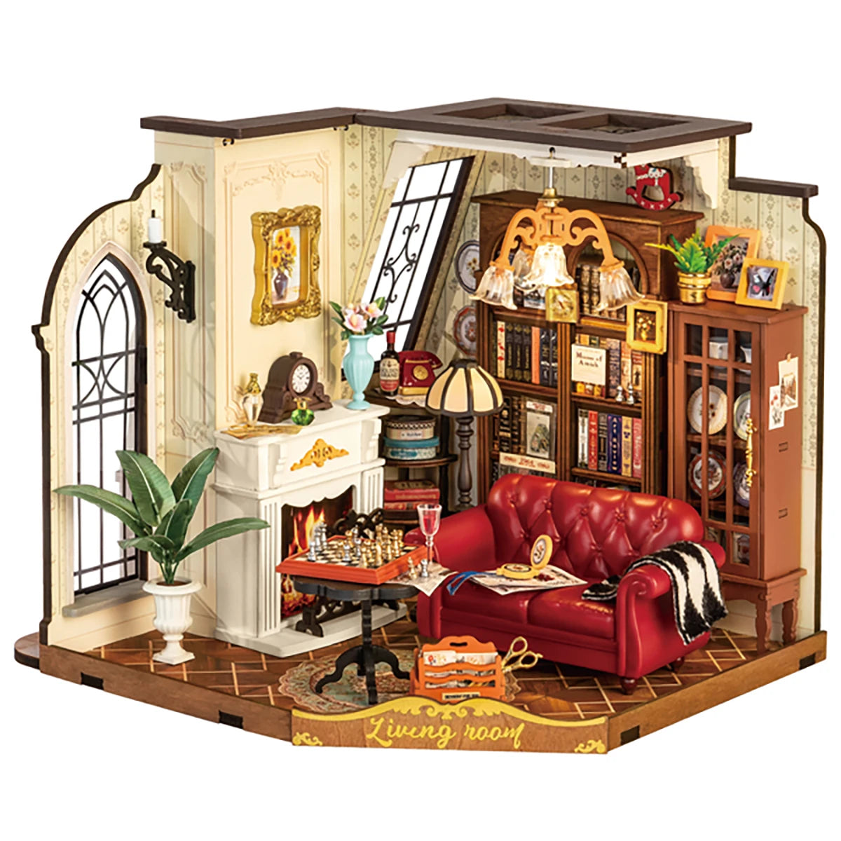 Le Salon de Catherine – Maquette diorama (284 pièces)