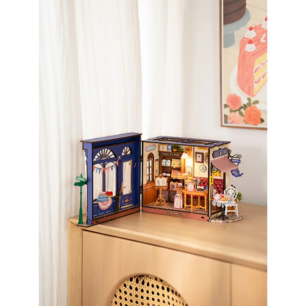 Maquette Leisure Time Tea Room – Kit DIY miniature