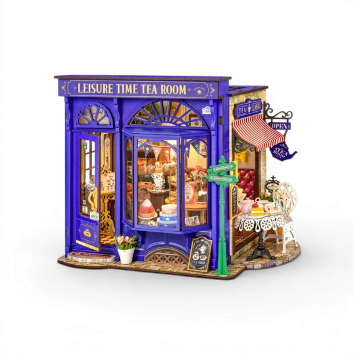 Maquette Leisure Time Tea Room – Kit DIY miniature