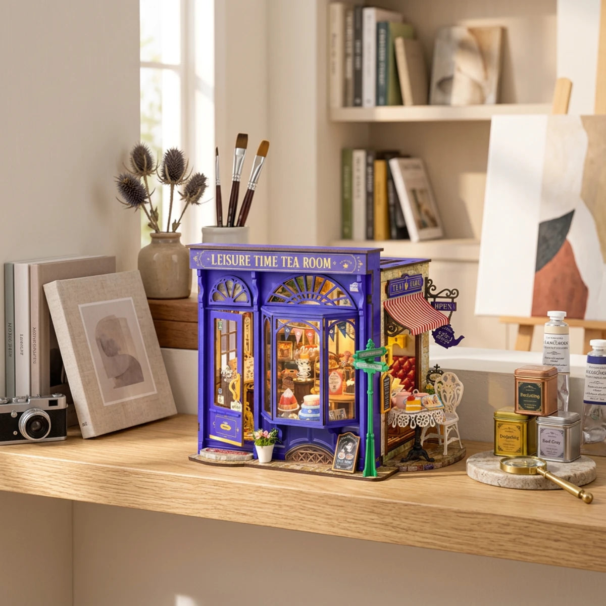 Maquette Leisure Time Tea Room – Kit DIY miniature