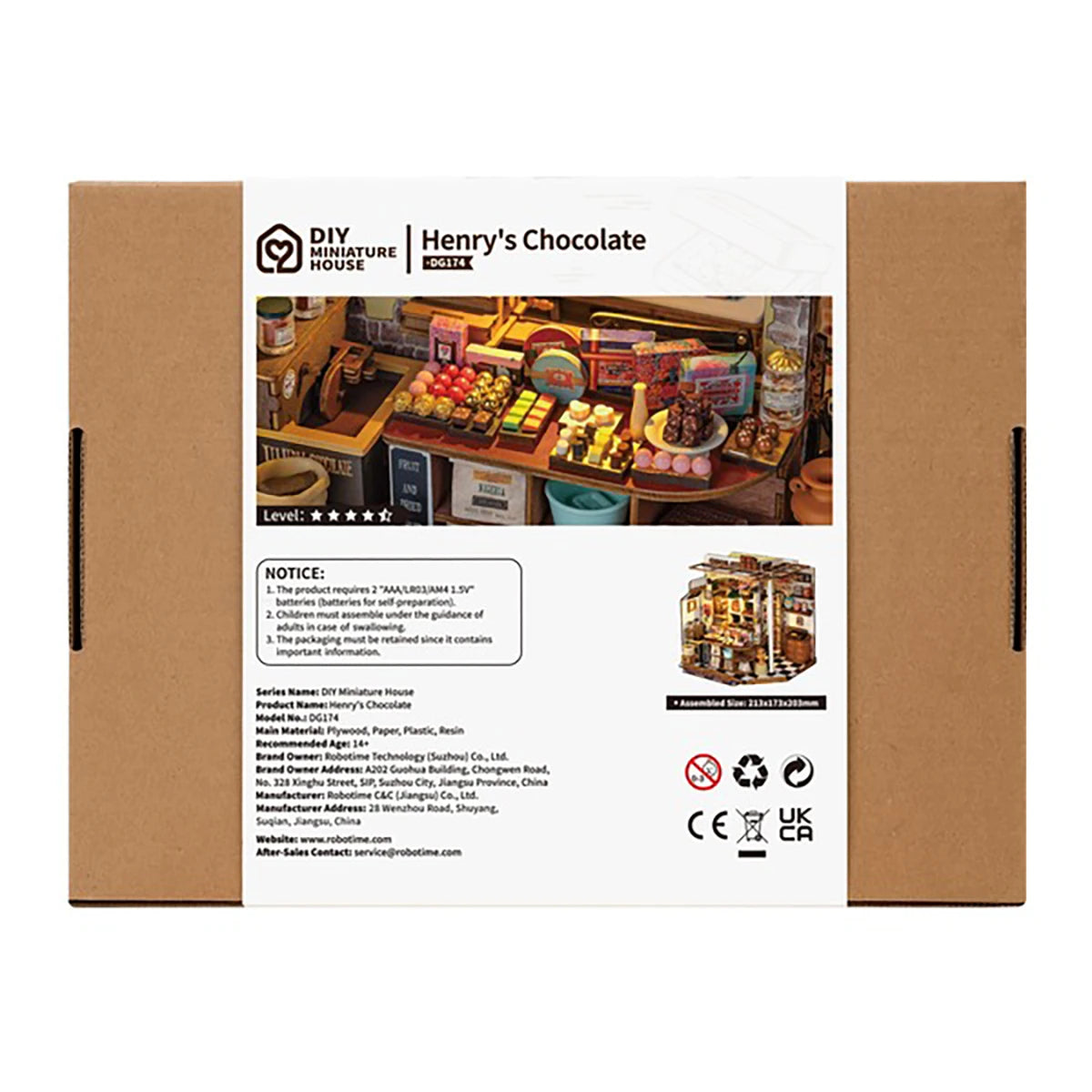 La Chocolaterie de Henry – Maquette diorama (330 pièces)