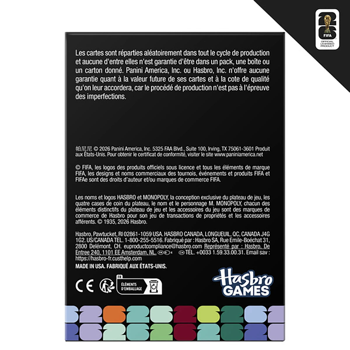 Boosters Monopoly FIFA – Cartes collection jeu