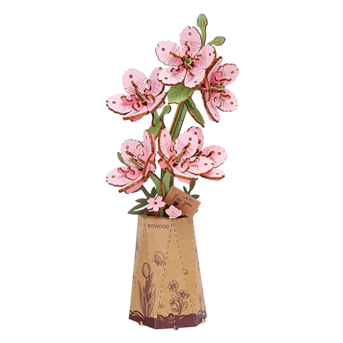 Fleurs de Sakura – Maquette en bois (113 pièces)