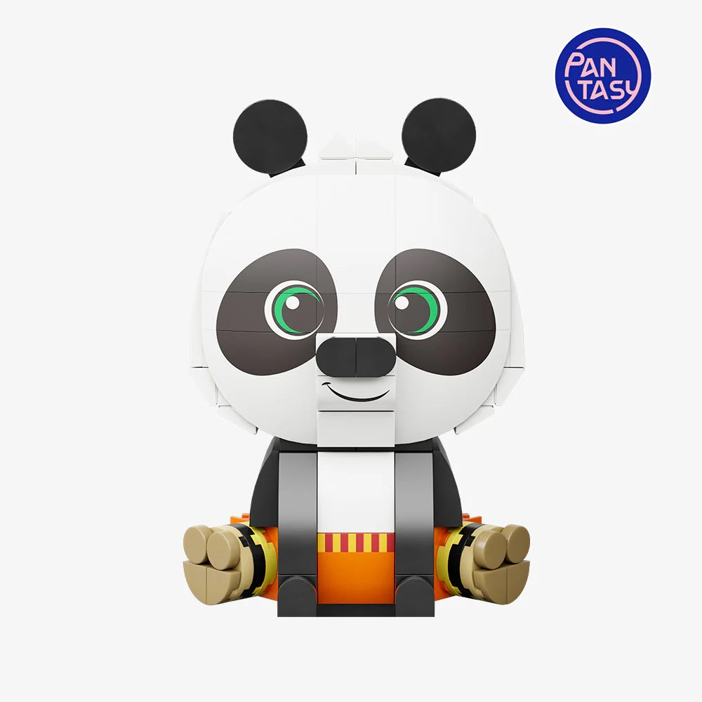 Figurine à construire Kung Fu Panda - Sitting Baby Po (138 pièces)