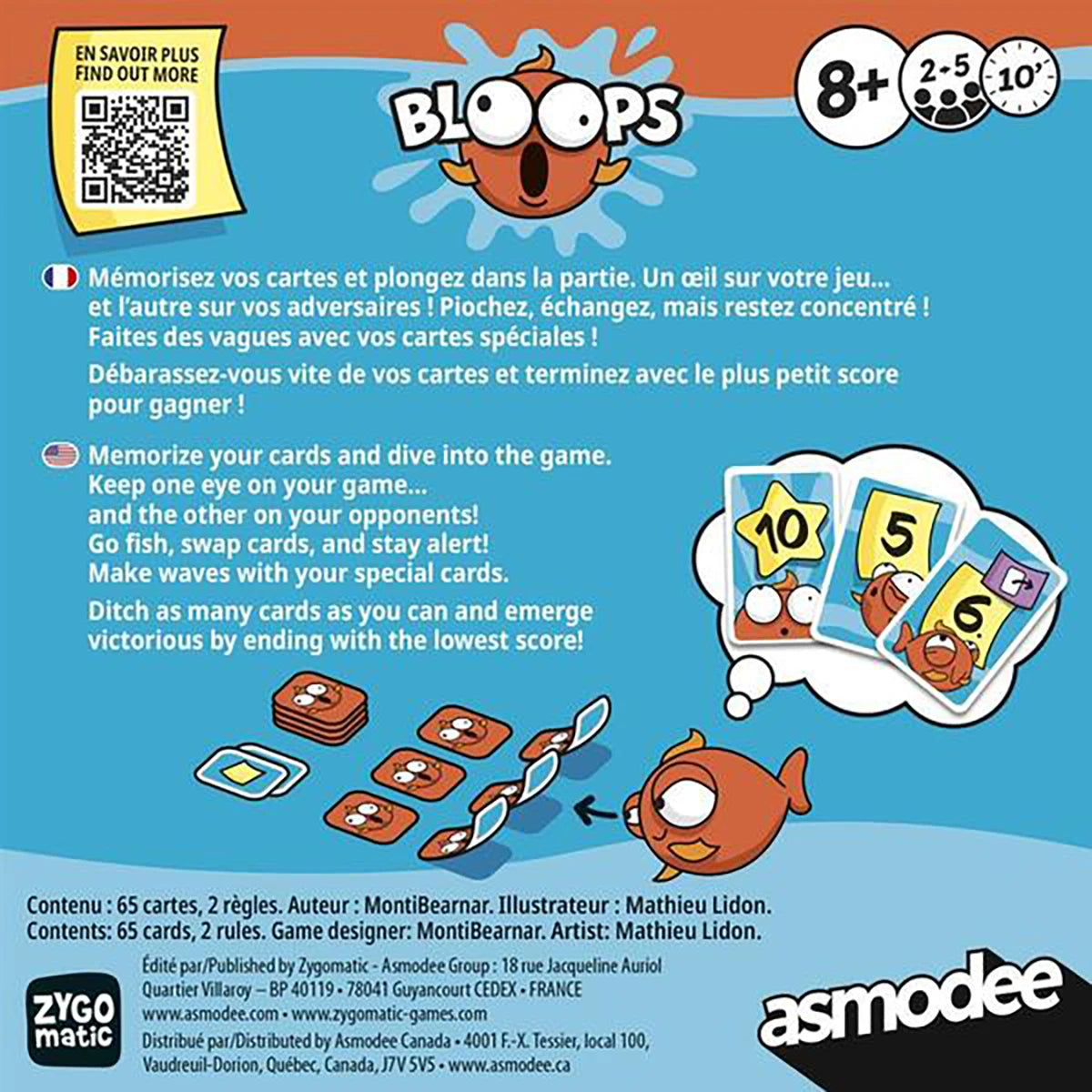Bloops – Jeu de cartes mémoire et bluff rapide
