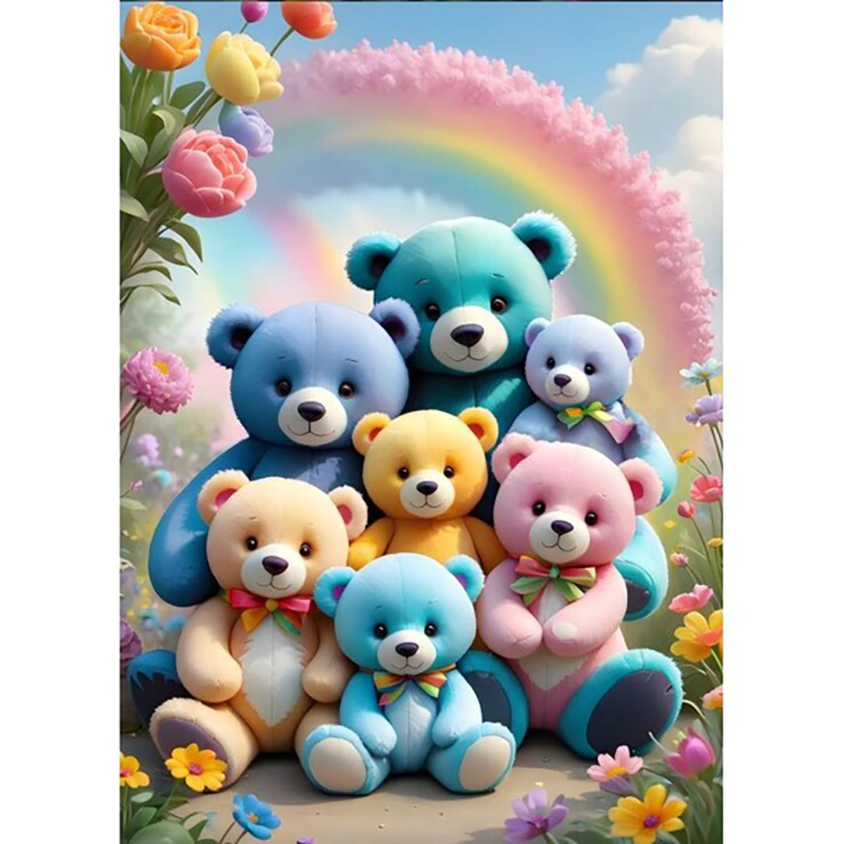 Puzzle ours arc-en-ciel 300 pièces – Bluebird