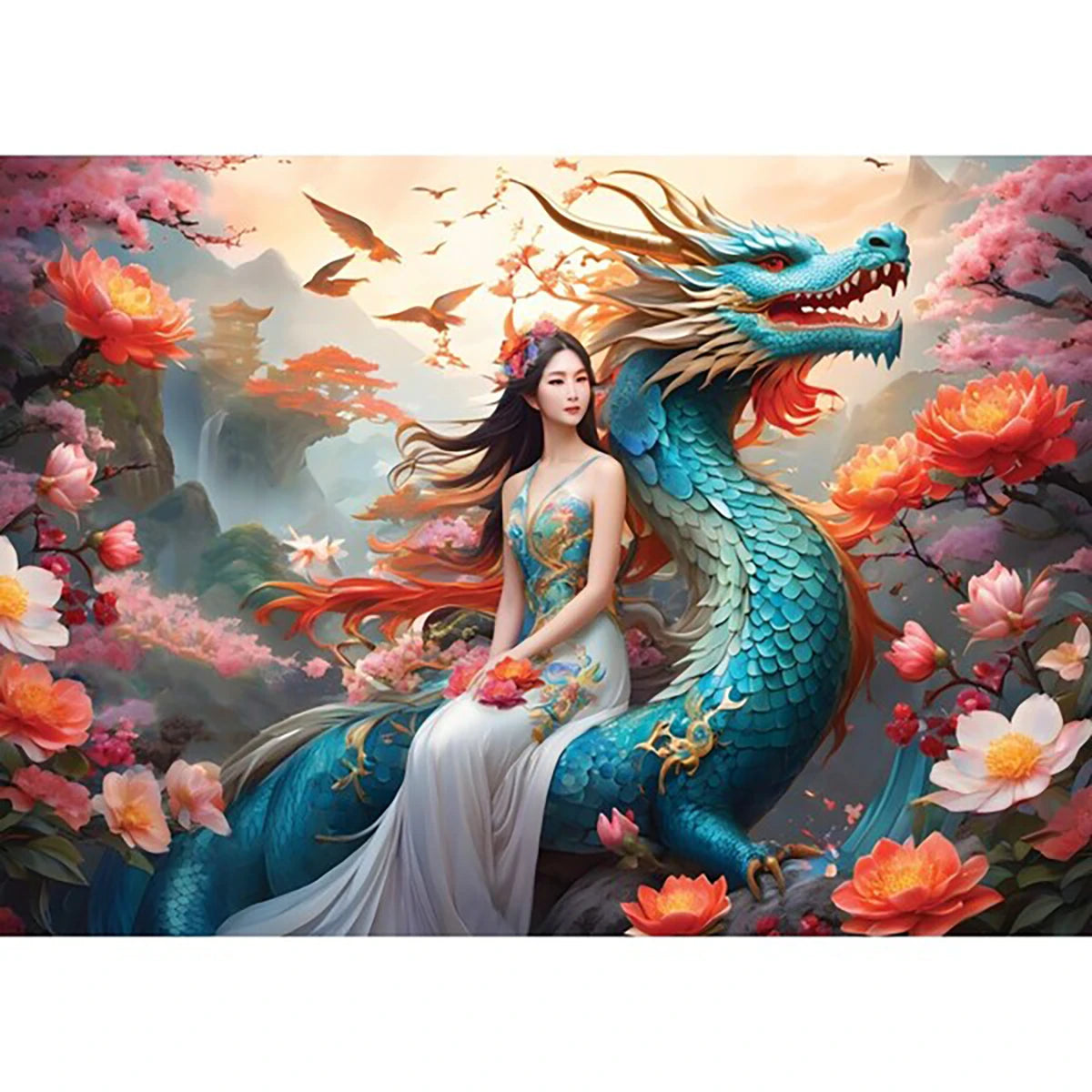 Puzzle dragon 500 pièces – Bluebird
