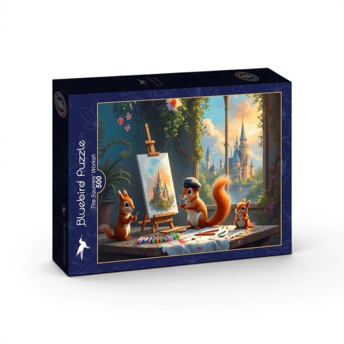 Puzzle L'atelier des écureuils 500 pièces – Bluebird