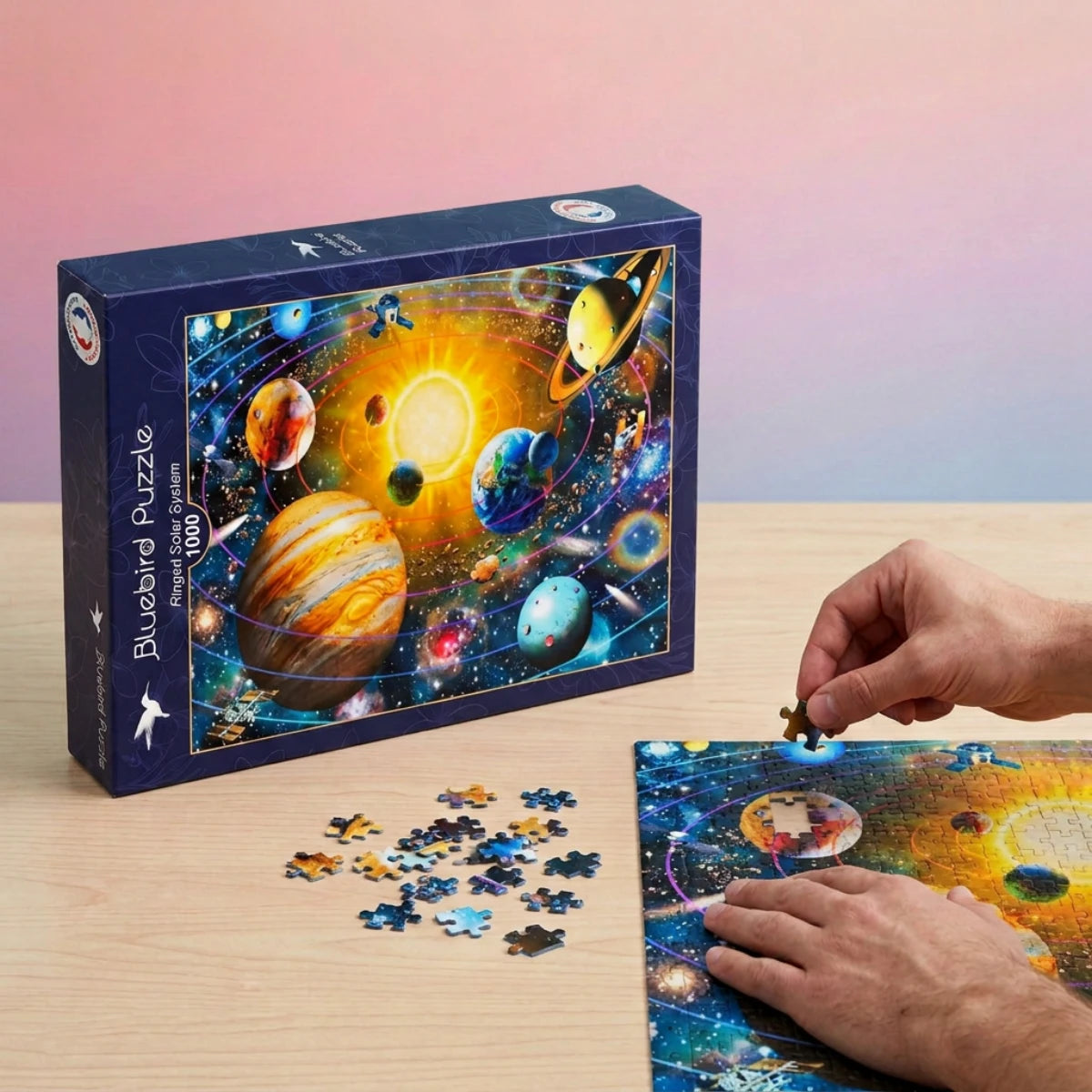 Puzzle Système solaire 1000 pièces – Bluebird
