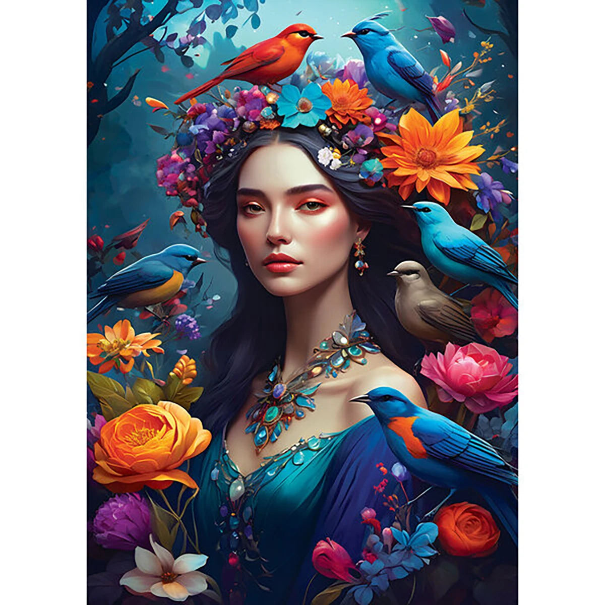 Puzzle Diana, Soul of nature Collection 1000 pièces – Bluebird