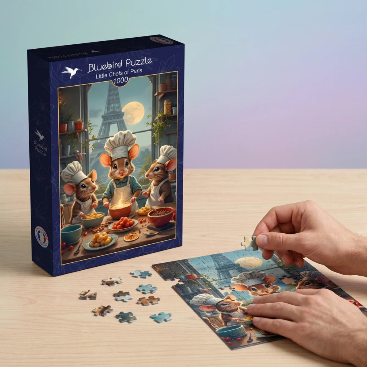 Puzzle Les petits chefs de Paris 1000 pièces – Bluebird