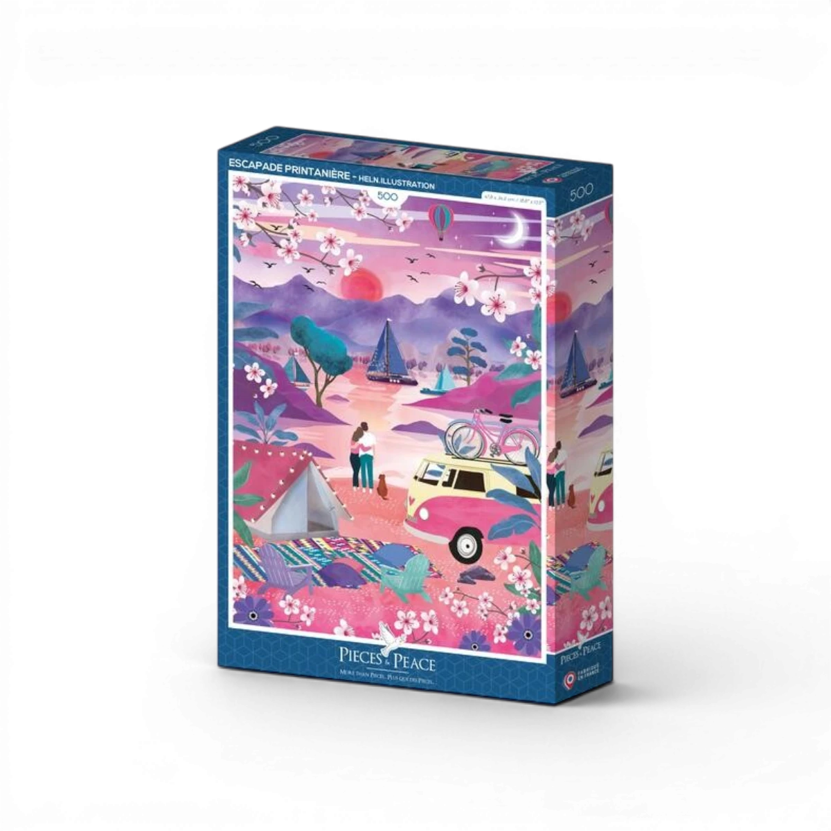 Puzzle paysage printanier 500 pièces – Pieces & Peace