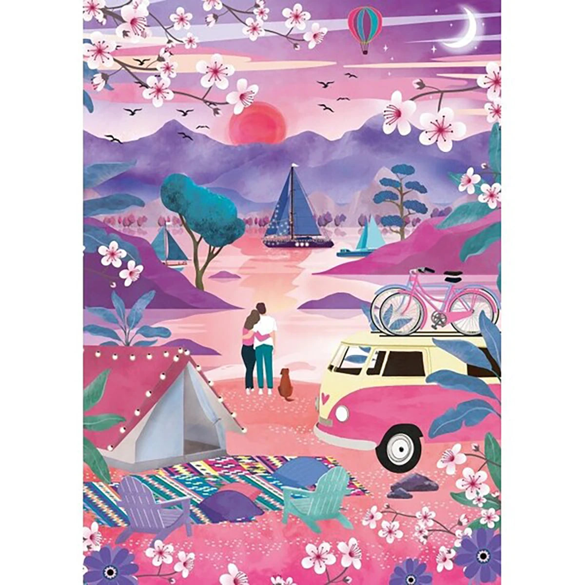 Puzzle paysage printanier 500 pièces – Pieces & Peace