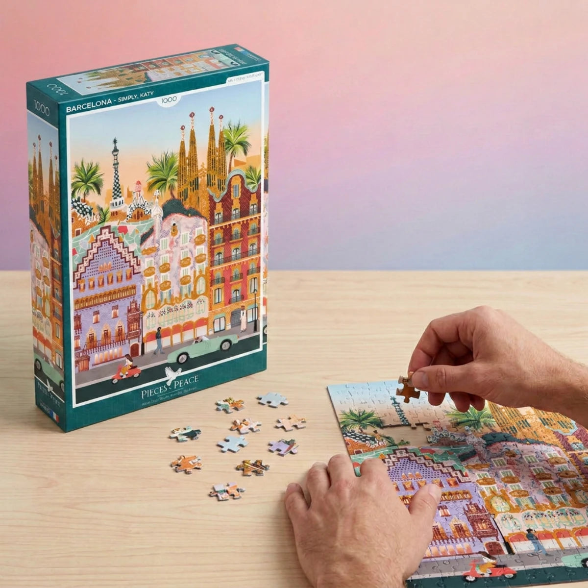 Puzzle Barcelone - 1000 Pièces