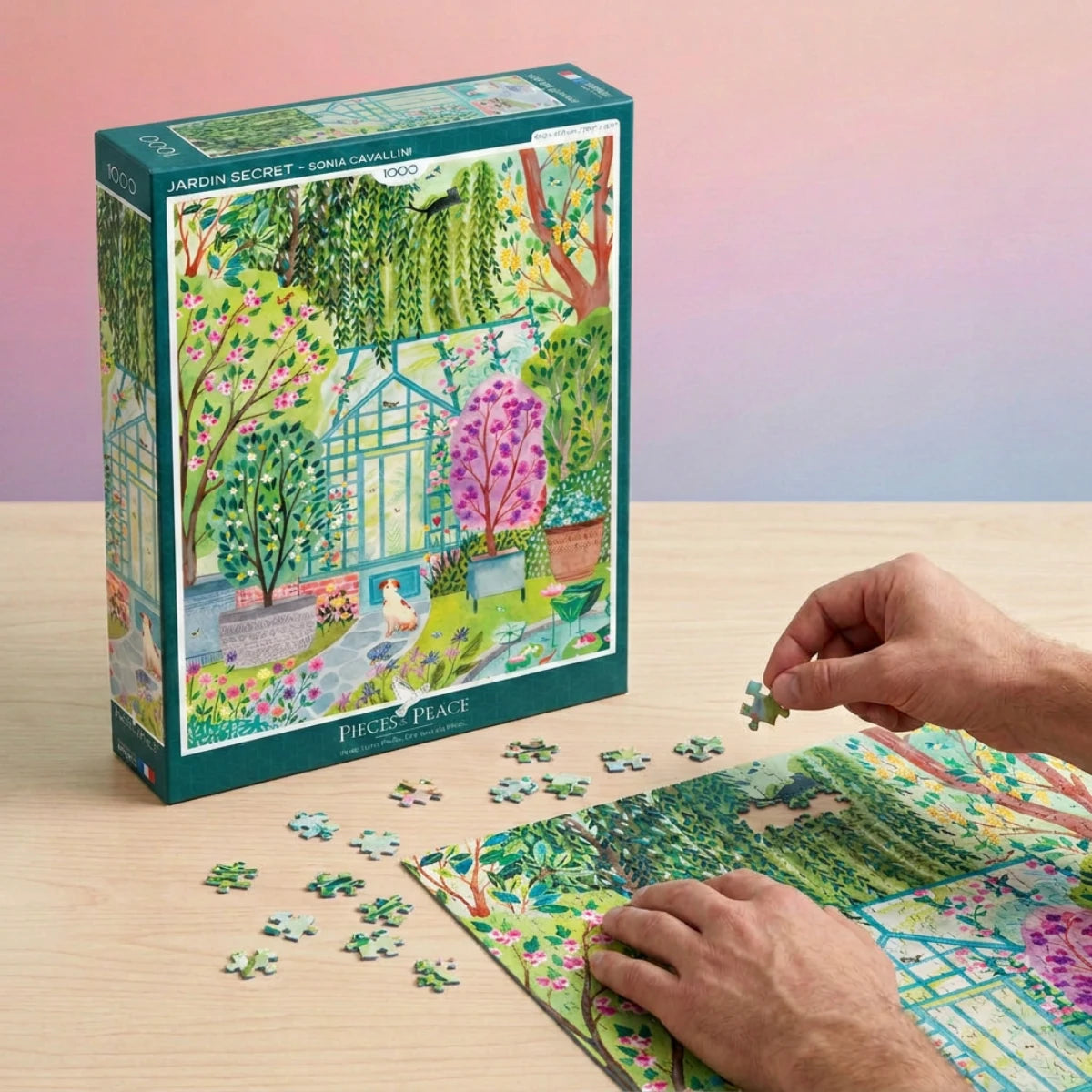 Puzzle Jardin Secret - 1000 Pièces