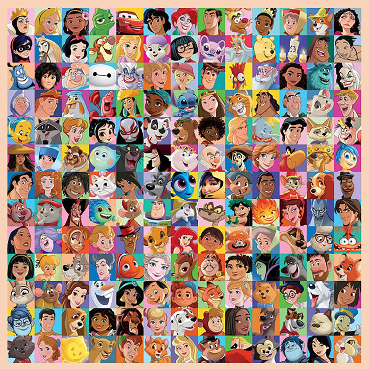 Puzzle Mosaïque Disney - 1000 Pièces