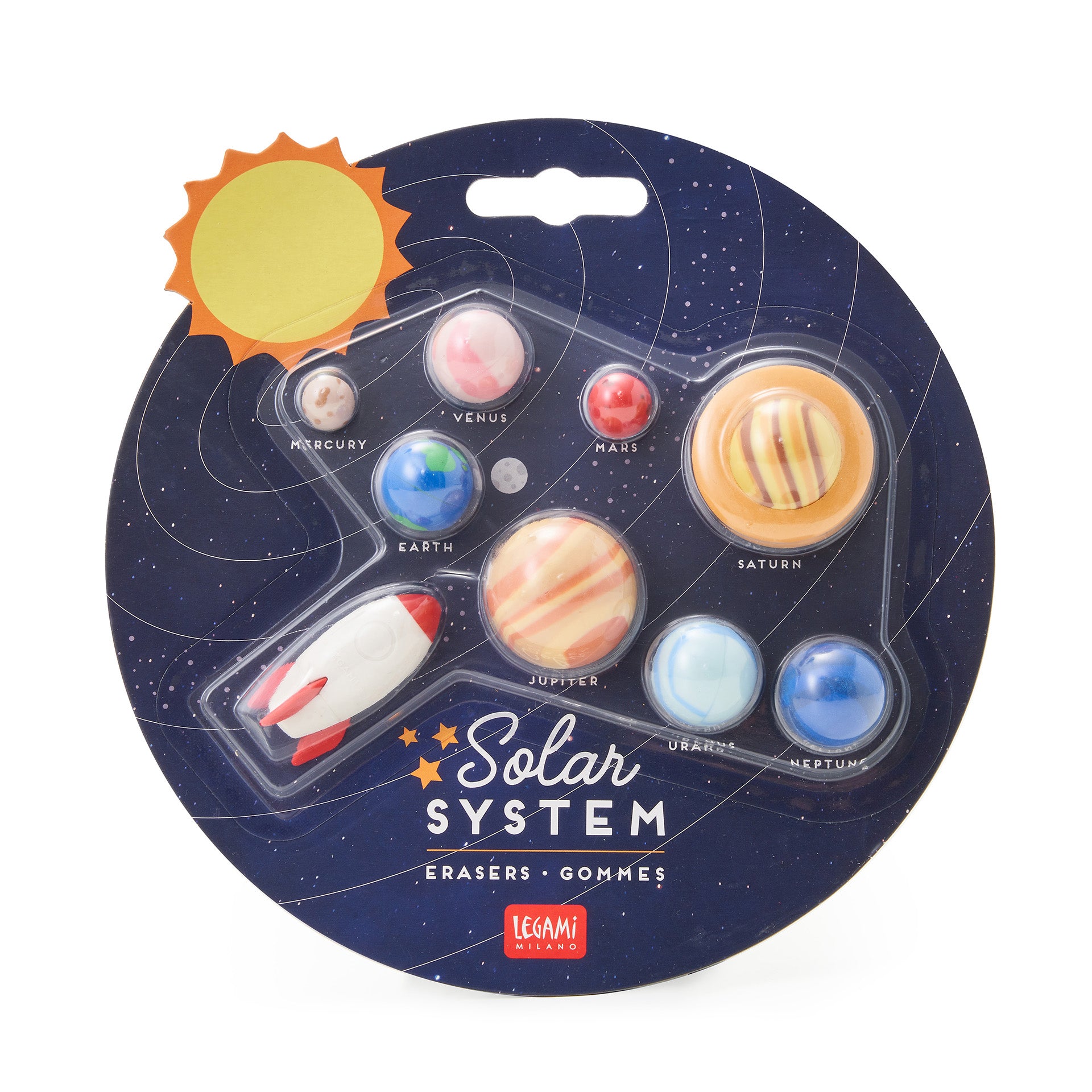 Gommes x9 Système solaire – Legami