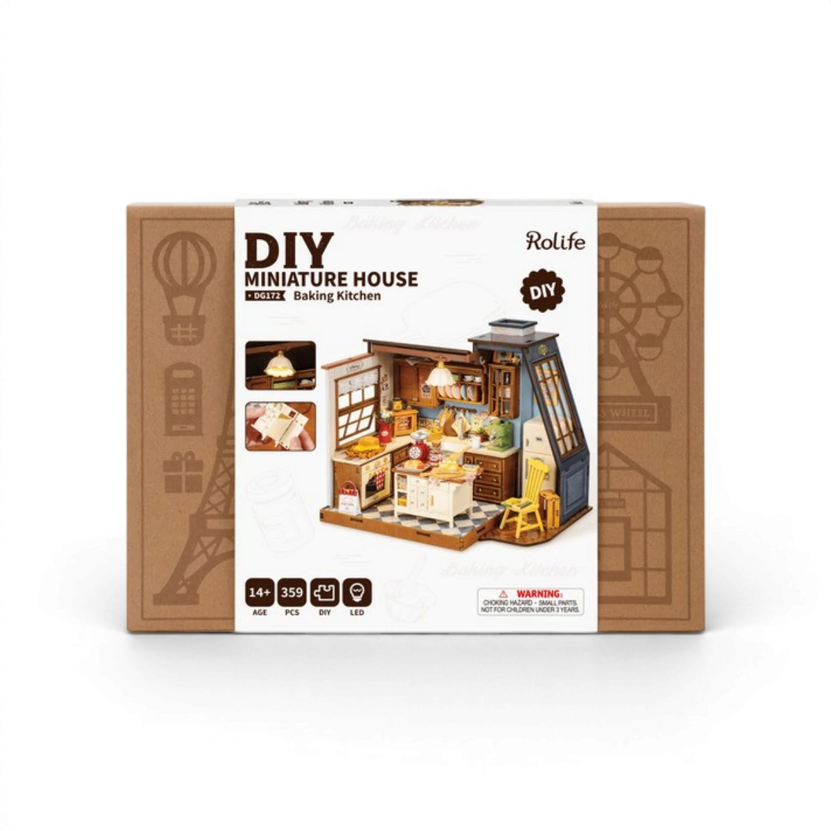 Maquette Baking Kitchen – Kit DIY miniature Rolife