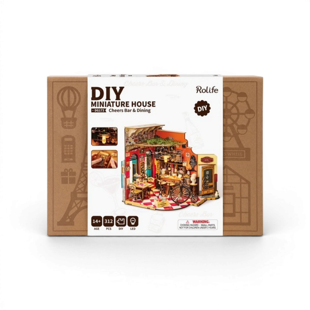 Maquette Cheers Bar & Dining – Kit DIY miniature Rolife