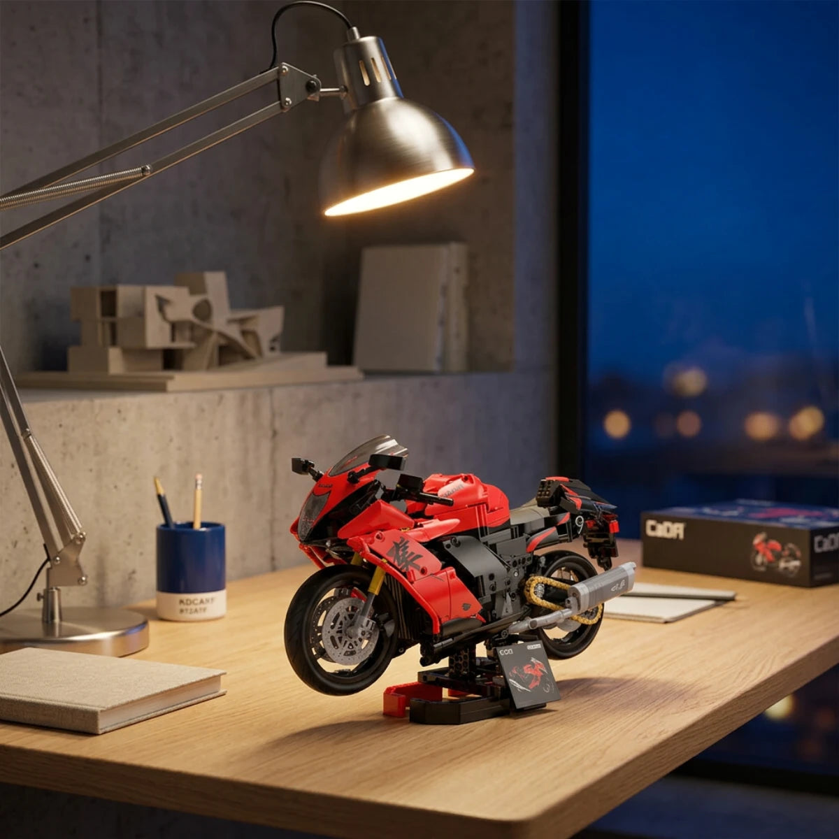 Moto Suzuki Hayabusa 25e Anniversaire (1043 pièces) – Set de construction – CaDA