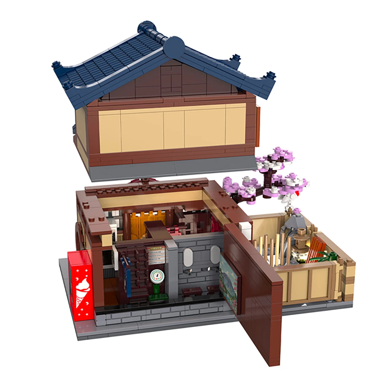 Bains Japonais (1249 pièces) – Set de construction – CaDA