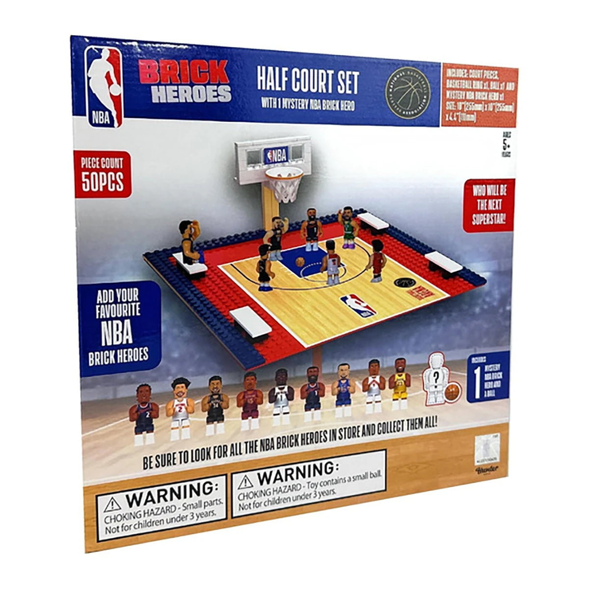 Terrain de basket à construire – NBA avec figurine mystère