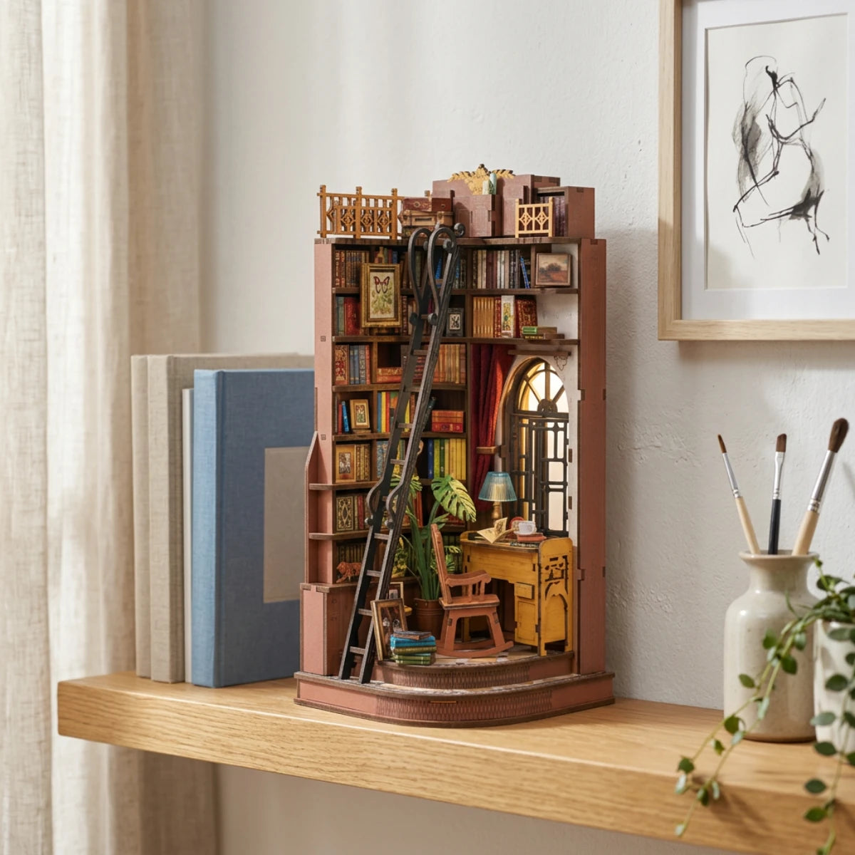 Coin Studieux – Book Nook (196 pièces)