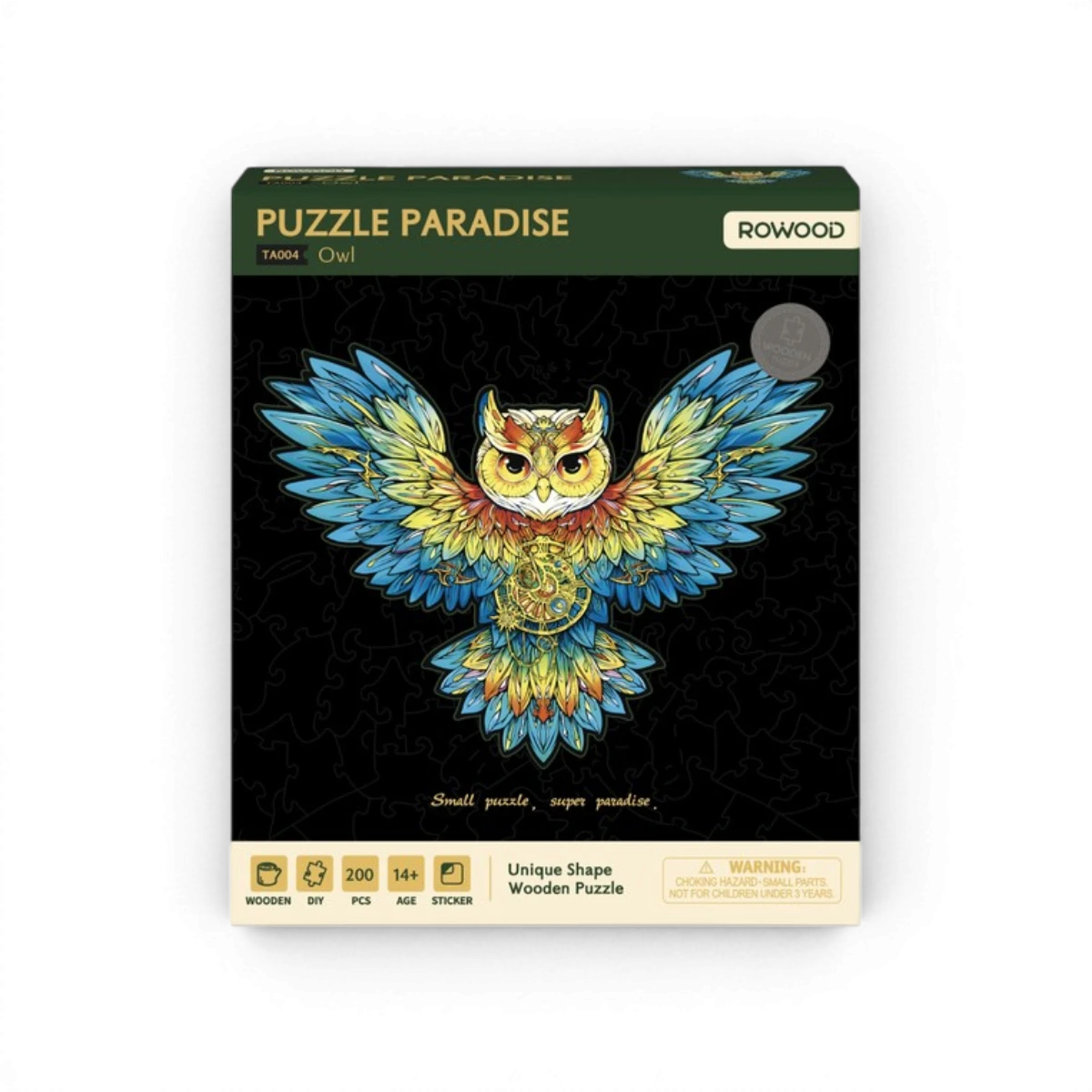 Hibou - Puzzle Paradise en bois