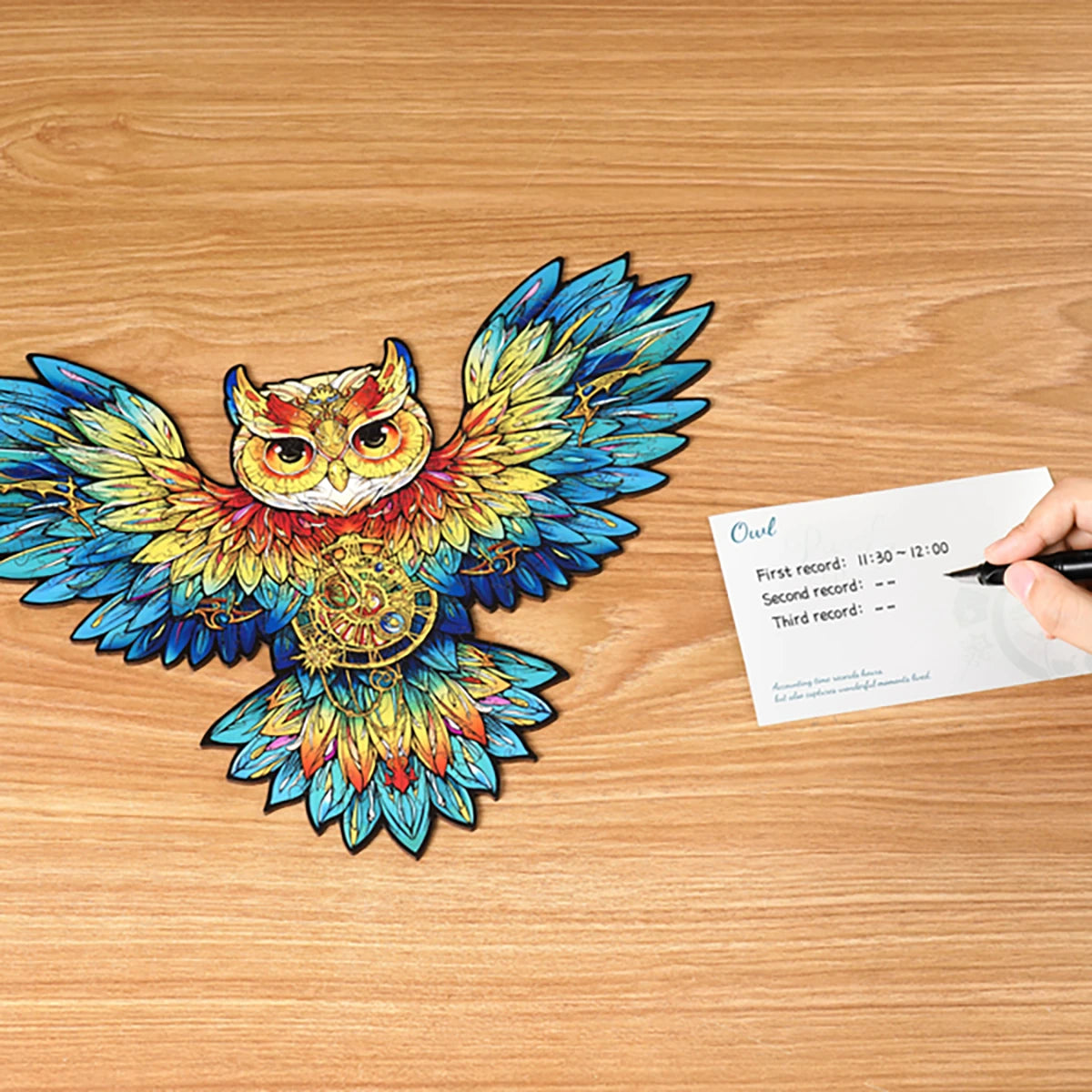 Hibou - Puzzle Paradise en bois