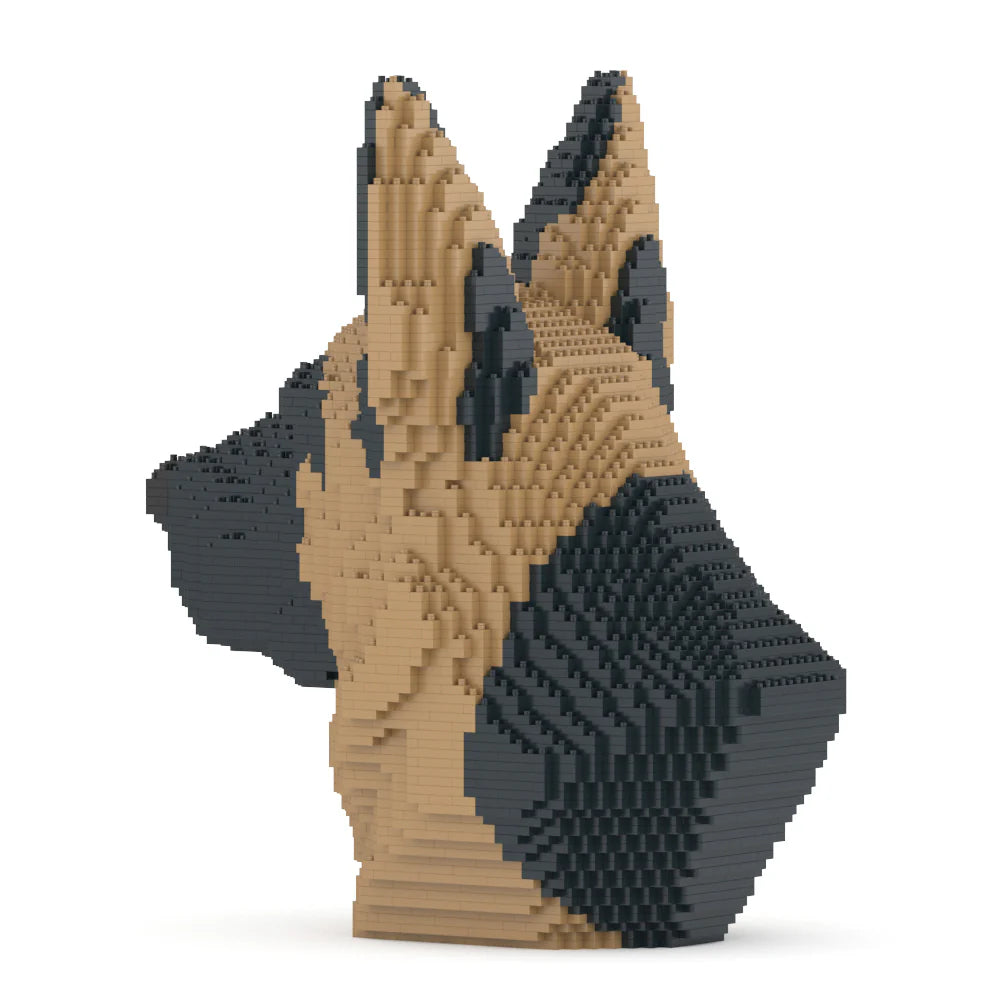 Jeu de construction Jekca - Buste berger allemand (3910 pièces)