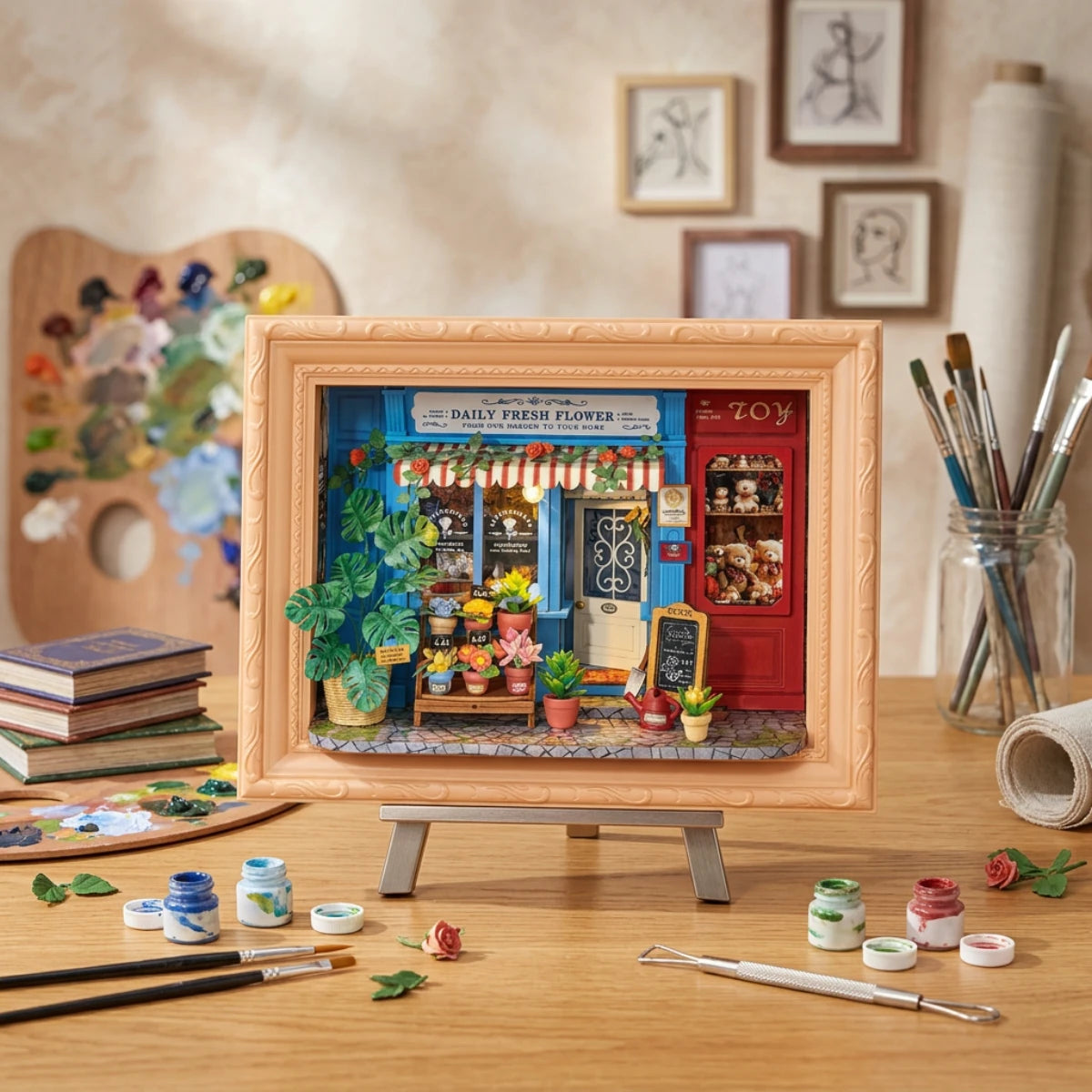 Maquette Fleuriste (183 pièces)